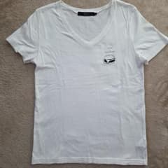 AZUL by moussy VネックTシャツ S ホワイトのサムネイル