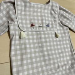 【Cottoli】ラッシュガード チェック柄 タッセル付き 95㎝のサムネイル