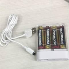 乾電池式充電器 マイクロUSB 1mのサムネイル
