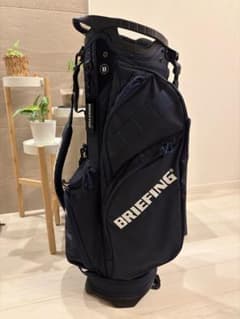 直営店限定 ブリーフィングキャディバッグ CR-01 紺 ネイビー 白