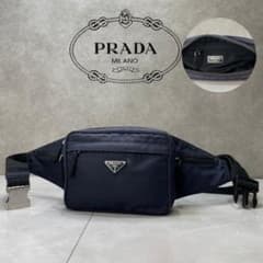 ☆超美品☆PRADA コミックプリント ボディーバッグ ウエストバッグ ブラック ☆超美品☆PRADA コミックプリント ボディーバッグ ウエストバッグ