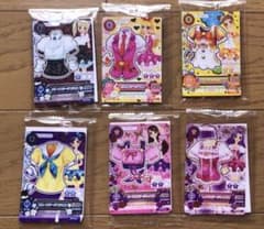 セブンイレブン　アイカツカードセット 6枚コンプセット　セブン　アイカツのサムネイル