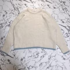 chocol raffine robe ニット セーター アイボリー ホワイトのサムネイル