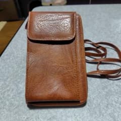 スマホショルダーバッグ ブラウンのサムネイル