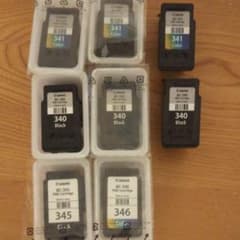 キャノンインクカートリッジ使用済み340.341.345.346のサムネイル