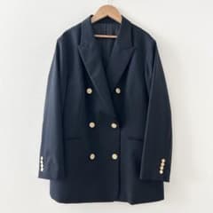 極美品✨23区 TW ギャバジン 紺ブレ ジャケット　大きいサイズ48 極美品✨23区 TW ギャバジン 紺ブレ ジャケット 大きいサイズ48