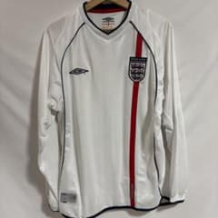 00s England イングランド代表 長袖 Umbro ユニフォーム - メルカリ