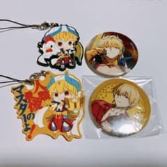 FGO ギルガメッシュ（キャスター）缶バッジ ラバスト セットのサムネイル