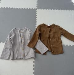 Ｈ＆Ｍ　6〜9m ベビー カーディガン 2枚セットのサムネイル