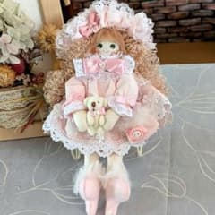 ハンドメイドドール♡カントリードール♡女の子♡チャーム