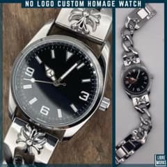 600円引き中★ノーロゴ カスタム ブレスウォッチ エクスプローラー オマージュ 500円引中☆ノーロゴ カスタム ブレスウォッチ ミラーダイヤル クロス