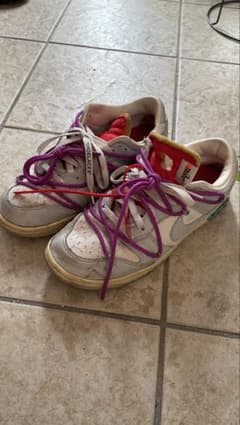 NIKE OFF-WHITE DUNK LOW スニーカーのサムネイル