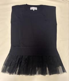 ROPÉ PICNIC チュール裾 ノースリーブニットのサムネイル