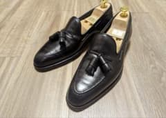 美品 定価20万 ジョージクレバリー タッセルローファー 6 E クロケット 美品 定価20万 ジョージクレバリー タッセルローファー 6 E クロケット