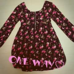 one way♡花柄わんぴ♡リズリサ系のサムネイル