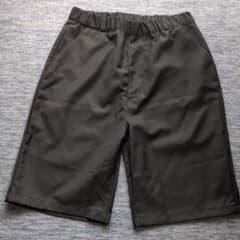 新品　ブラック ハーフパンツ ウエストゴム　170のサムネイル