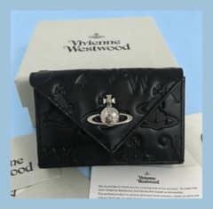 Vivienne Westwood mini三つ折り財布 blackのサムネイル