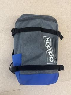adidas リュック・バックパック グレー/ブルーのサムネイル