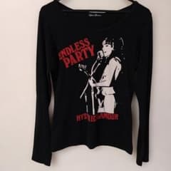 希少HystericGlamour ギターガール　長袖黒Tシャツのサムネイル
