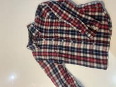 AZUL キッズ チェック柄 長袖シャツ 100cmのサムネイル