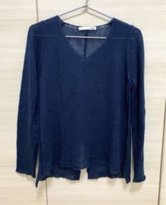 moussy マウジー　透かしニット