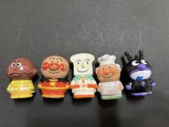 アンパンマン指人形　5体セット　レトロのサムネイル
