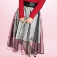 最終お値下げ☆Swankiss rose刺繍コルセットチュールスカートのサムネイル