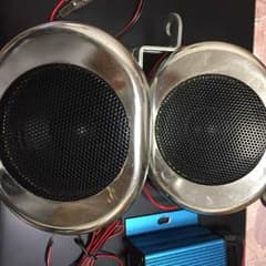 バイク LED  セット スピーカー アンプリモコン付き 値下げしました！専用のサムネイル