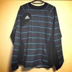 104 adidas星×ボーダー柄ピステ/Mのサムネイル