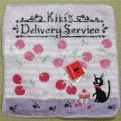 魔女の宅急便　黒猫キキ　ハンカチ