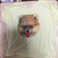 実物もっと黄色ですTシャツ犬のサムネイル