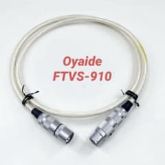Oyaide 電源ケーブル FTVS-910 純銀単線 110Ω ダブルコア - メルカリ