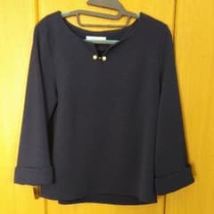 grove 紺色　カットソー　Lサイズのサムネイル