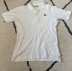 ラコステ Lacoste ホワイト ポロシャツ サイズSのサムネイル