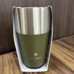 スノーピーク サーモタンブラー470 オリーブグリーン - メルカリ