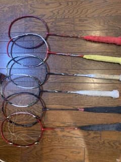 バドミントンラケット　ジャンク品のサムネイル