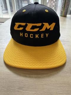 CCM HOCKEY キャップ ブラック イエローのサムネイル