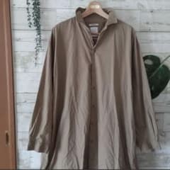 ニコアンド　シャツワンピース　カーキ　ベージュのサムネイル