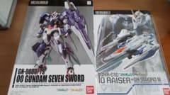 METAL BUILD　ダブルオーセブンソード初回特典付＋オーライザー　未使用のサムネイル