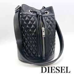 DIESEL ディーゼル ショルダーバッグ 巾着 バケツ型 キルティング Y2K 