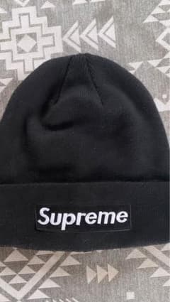 supreme ニット帽　黒のサムネイル