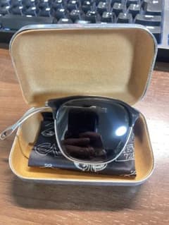 EYEVAN7285 サングラス ブラック×シルバー ボストン/ウェリントン美品のサムネイル