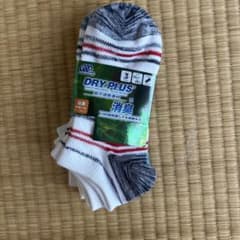 DRY PLUS メンズ ショートソックス 3足組 25-28cmのサムネイル
