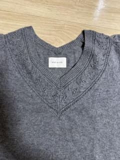pual ce cin Vネック ニット グレーのサムネイル