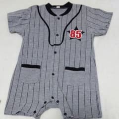 野球ユニフォーム風ロンパース 男の子用のサムネイル