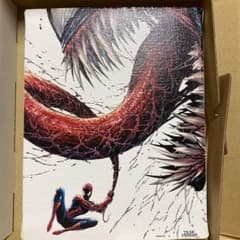 MARVEL ヴェノム&スパイダーマン ミニキャンバスアートのサムネイル