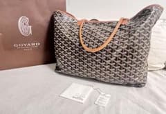 美品】 GOYARD ゴヤール サンルイGM トートバッグ ポーチ付 ブラウン 