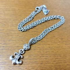 正規品 クロムハーツ ワンボールフレア ペンダントトップチェーン