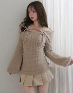 andmary Aura cable knit topsのサムネイル