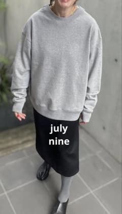 JULYNINE グレー スウェット　タグ付き JULYNINE グレー スウェット タグ付き - メルカリ